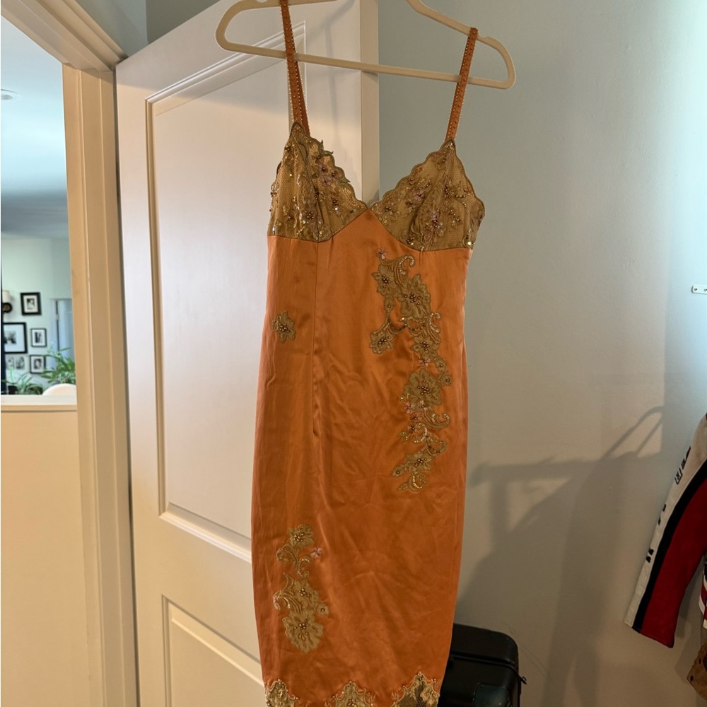 Peach colored mandalay dress with tags